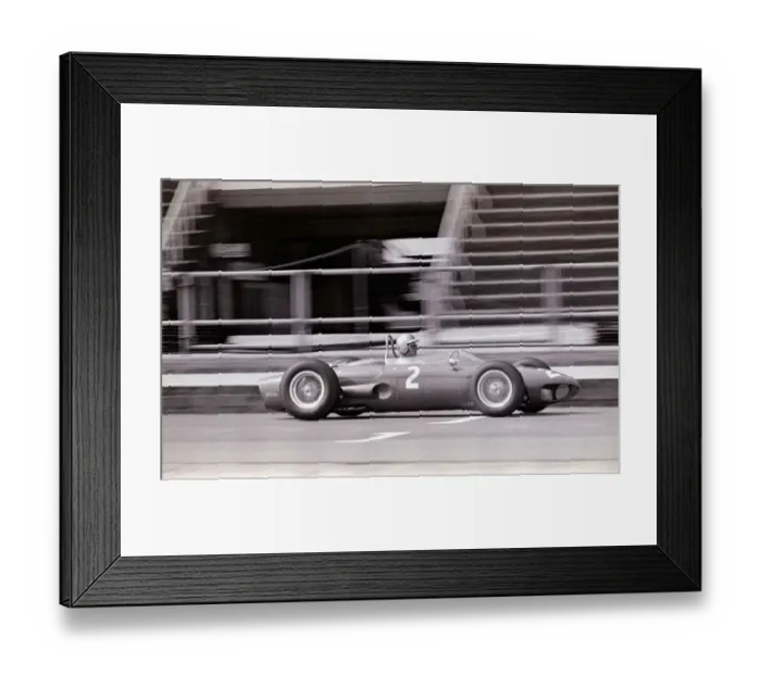 Framed Print : Motor racing International Daily Mirror Cup race at Aintree Liverpool April 1963