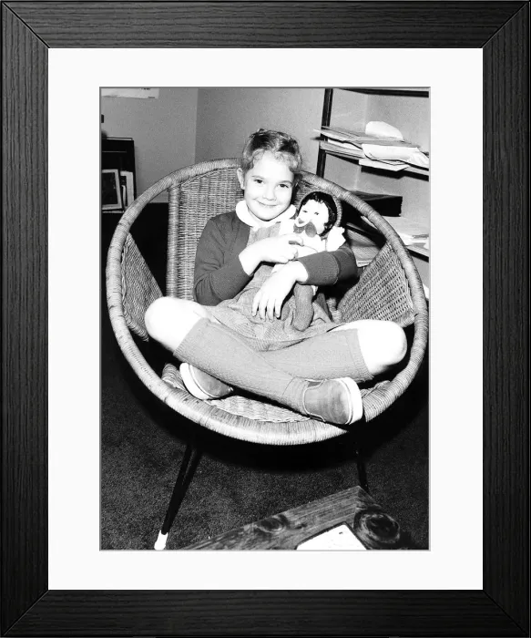 Framed Print : Drew Barrymore Actress - December 1982 DBase MSI Framed Print : Drew Barrymore Actress - December 1982 DBase MSI