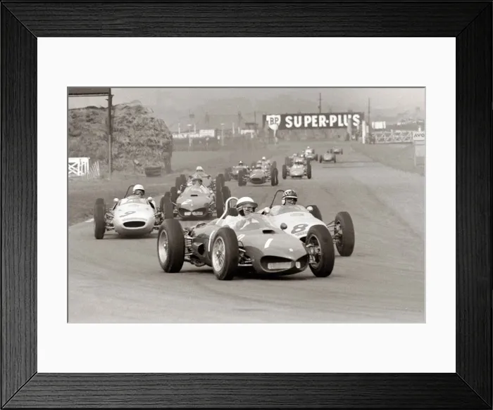 Framed Print : Motor racing International Daily Mirror Cup race at Aintree Liverpool April 1963 Framed Print : Motor racing International Daily Mirror Cup race at Aintree Liverpool April 1963