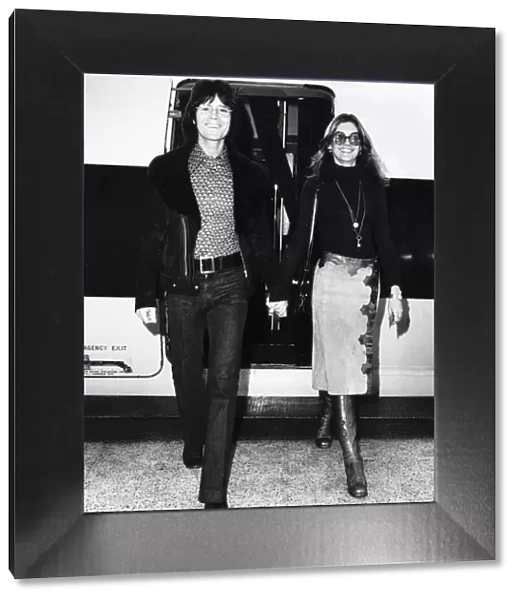 Cliff Richard with girlfriend Olivia Newton John in 1972 Msy 1983