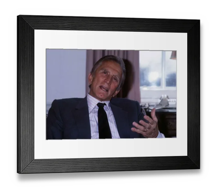 Framed Print : KIrk Douglas Film Actor appearing with Burt Lancaster in the film Tough Guys Framed Print : KIrk Douglas Film Actor appearing with Burt Lancaster in the film Tough Guys