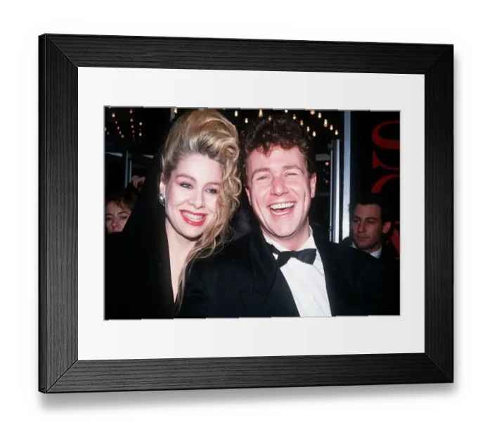 Framed Print : Michael Ball actor singer with unknown woman at the premiere of the film Scandal Framed Print : Michael Ball actor singer with unknown woman at the premiere of the film Scandal