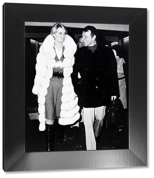 Richard Burton actor with his wife Suzy Hunt dbase MSI