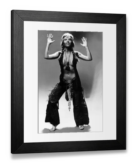 Framed Print : Ingrid Pitt Actress - April 1971 Dbase MSI