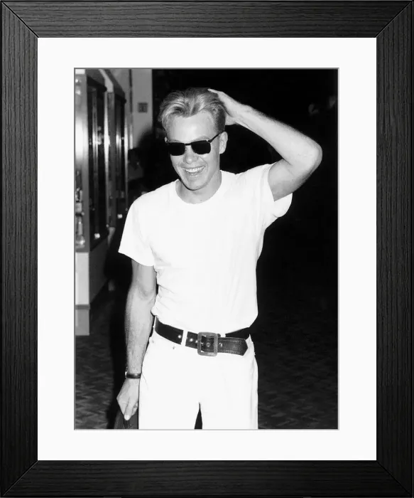 Framed Print : Jason Donovan Actor Pop Singer Dbase Msi