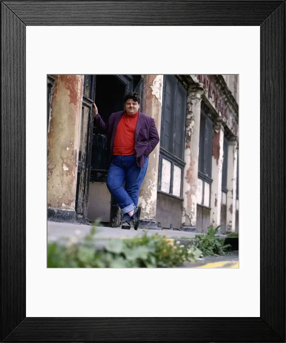 Framed Print : Robbie Coltrane Actor - June 1988 Dbase MSI