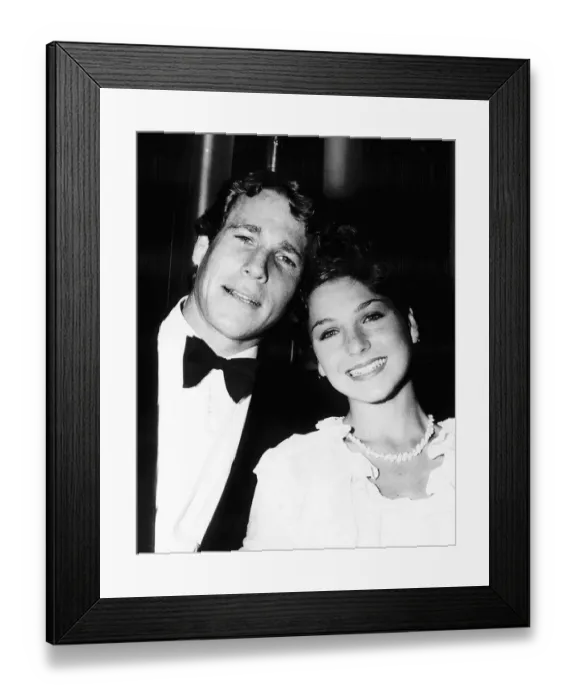 Framed Print : Tatum ONeal actress and father Ryan ONeal actor at film premiere of International Velvet
