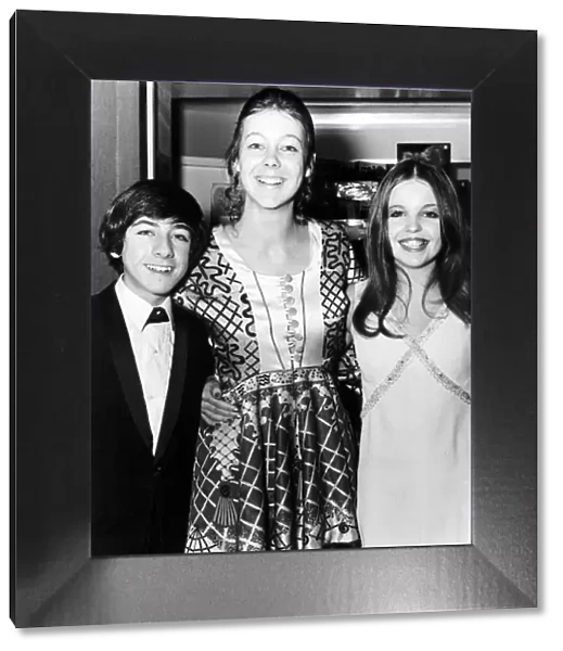 Jenny Agutter, Gary Warren and Sally Thomsett - December 1970 At the premiere of