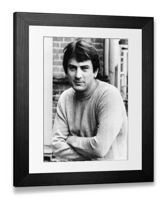 Framed Print : Robert de Niro Actor visiting London to promote his new film Raging Bull