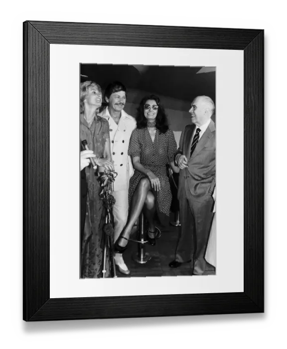 Framed Print : Charles Bronson Actor standing with wife Jill Ireland Actress Sophia Loren Framed Print : Charles Bronson Actor standing with wife Jill Ireland Actress Sophia Loren