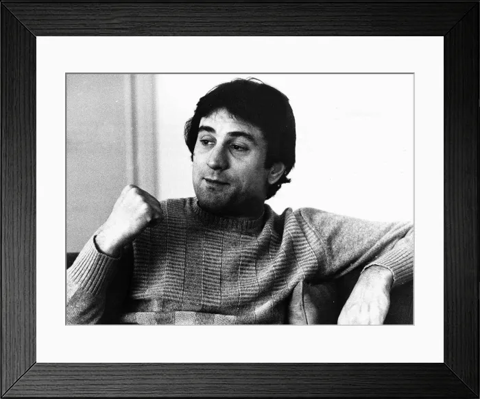 Framed Print : Robert de Niro Actor visiting London to promote his new film Raging Bull