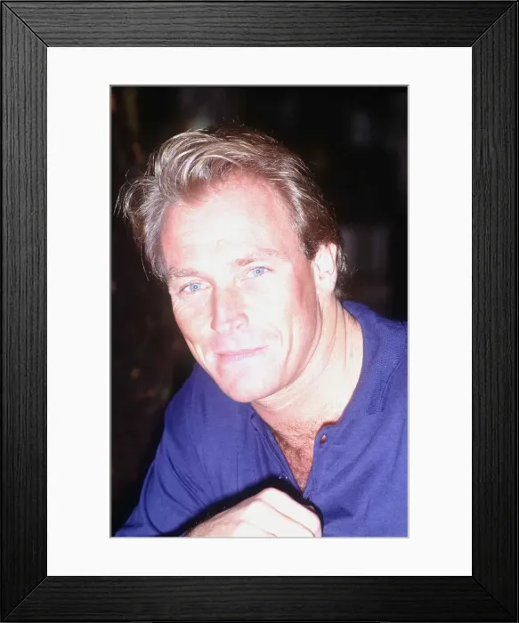 Framed Print : Corbin Bernsen Actor American Soap LA Law'June 1987