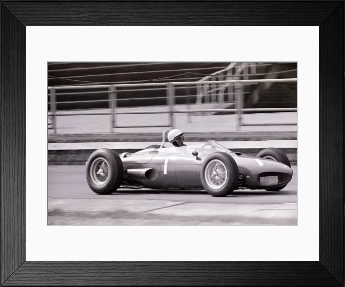 Framed Print : Motor racing International Daily Mirror Cup race at Aintree Liverpool April 1963 Framed Print : Motor racing International Daily Mirror Cup race at Aintree Liverpool April 1963