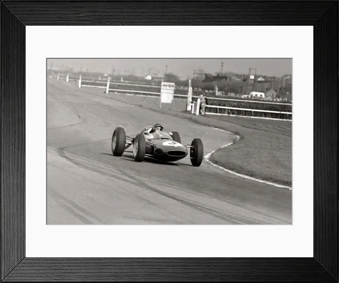 Framed Print : Motor racing International Daily Mirror Cup race at Aintree Liverpool April 1963 Framed Print : Motor racing International Daily Mirror Cup race at Aintree Liverpool April 1963