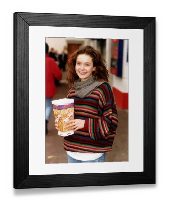 Framed Print : Julia Sawalha November 1993, actress stars in Absolutely Fabulous Framed Print : Julia Sawalha November 1993, actress stars in Absolutely Fabulous