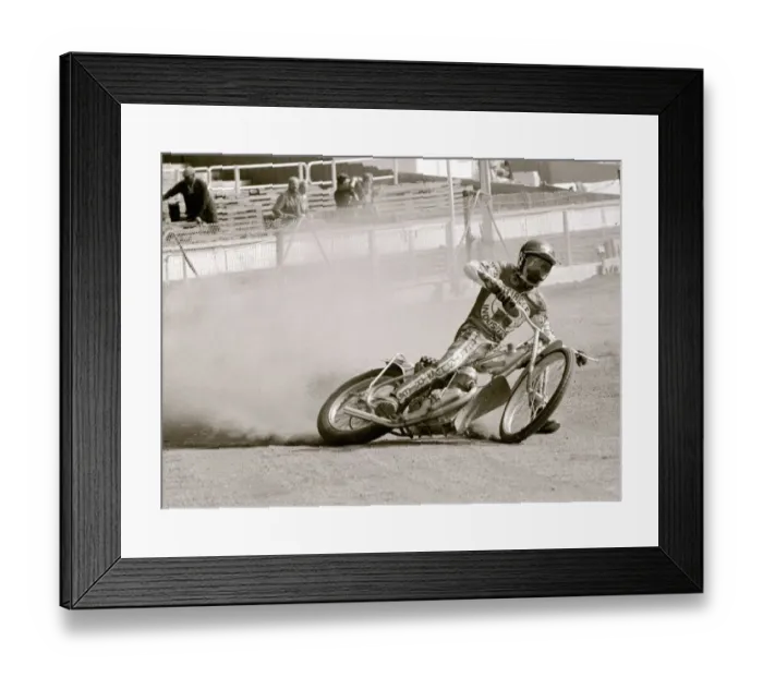 Framed Print : World Speedway Championships at Wembley, London September 1975