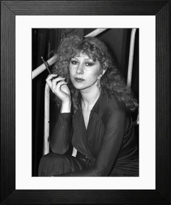 Framed Print : Helen Mirren Actress March 1979 Star of the film HUSSY Photographed
