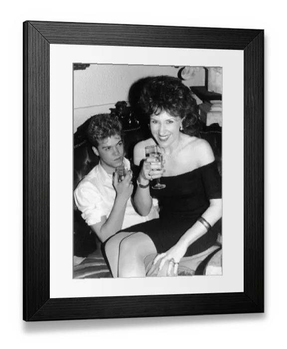 Framed Print : Actress Anita Dobson is one of the judges of a Page Three Fella competition Framed Print : Actress Anita Dobson is one of the judges of a Page Three Fella competition