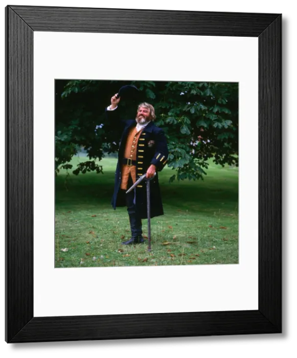 Framed Print : Brian Blessed actor Treasure Island October 1985 as character Long John Silver Framed Print : Brian Blessed actor Treasure Island October 1985 as character Long John Silver