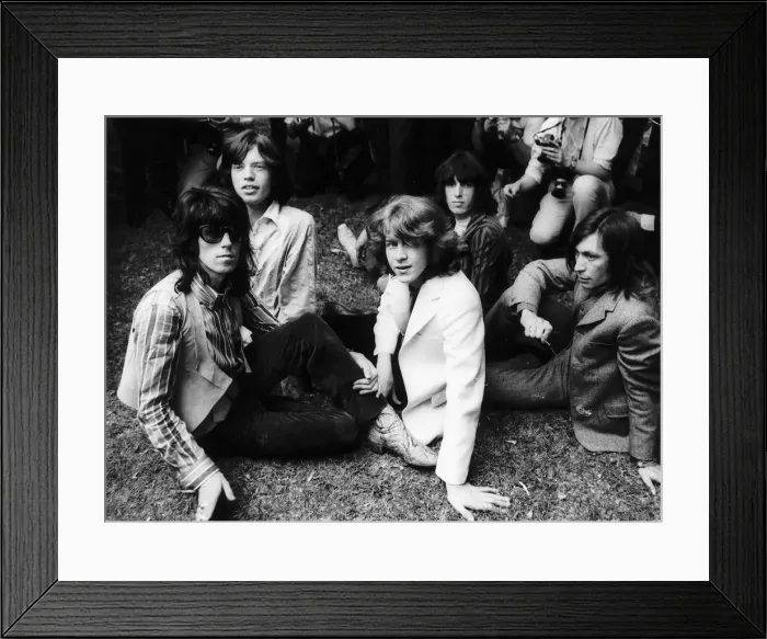 Framed Print : Rolling Stones : Introducing the Mick Taylor (centre photo Framed Print : Rolling Stones : Introducing the Mick Taylor (centre photo