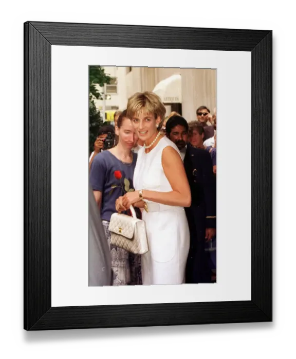 Framed Print : Diana, Princess of Wales leaving the Carlyle Hotel in New York City, USA