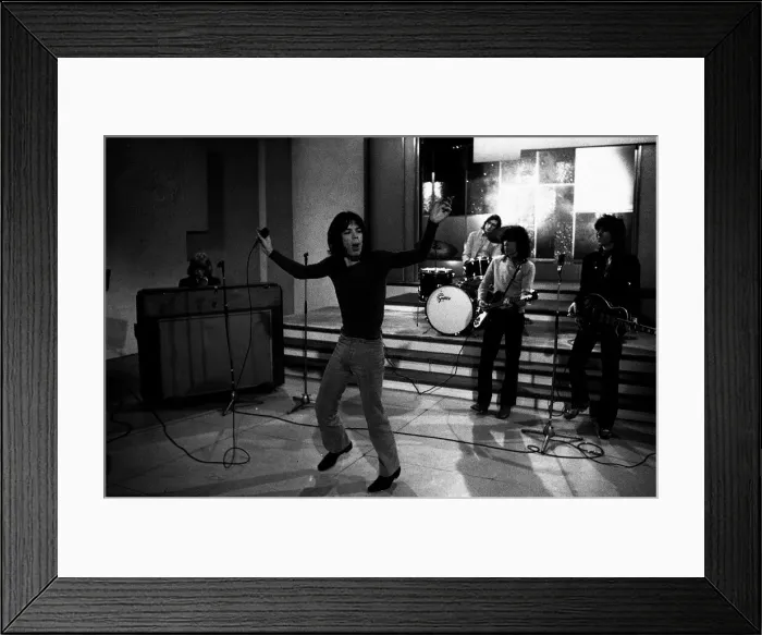 Framed Print : The Rolling Stones: 29th November 1968 during rehearsals at the Wembley Park Studios for Framed Print : The Rolling Stones: 29th November 1968 during rehearsals at the Wembley Park Studios for
