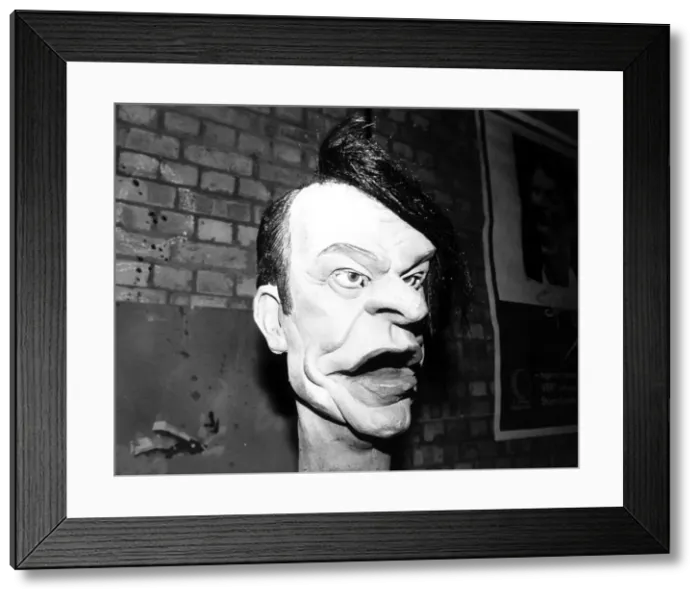 Framed Print : Spitting Image TV programme June 1984 David Owen Spitting Image puppet A©mirrorpix Framed Print : Spitting Image TV programme June 1984 David Owen Spitting Image puppet A©mirrorpix