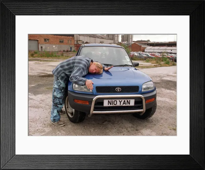Framed Print : Ewan McLeod TV Presenter with his Rav Car 4 x 4 August 1997 A©mirrorpix Framed Print : Ewan McLeod TV Presenter with his Rav Car 4 x 4 August 1997 A©mirrorpix