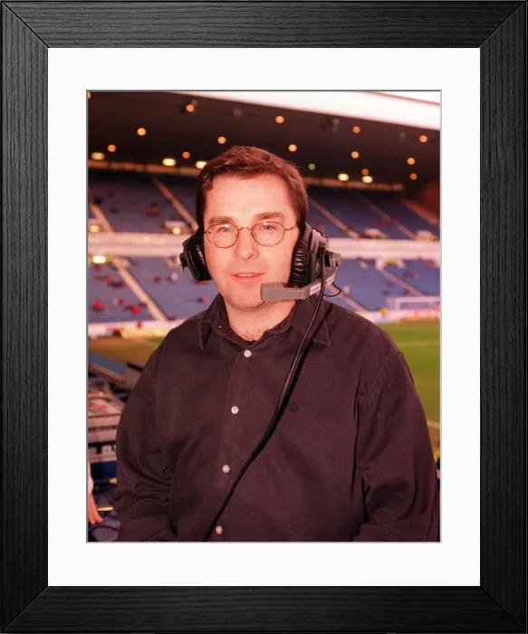 Framed Print : Radio Clyde Super Scoreboard Team January 1998 Paul Cooney DJ Framed Print : Radio Clyde Super Scoreboard Team January 1998 Paul Cooney DJ