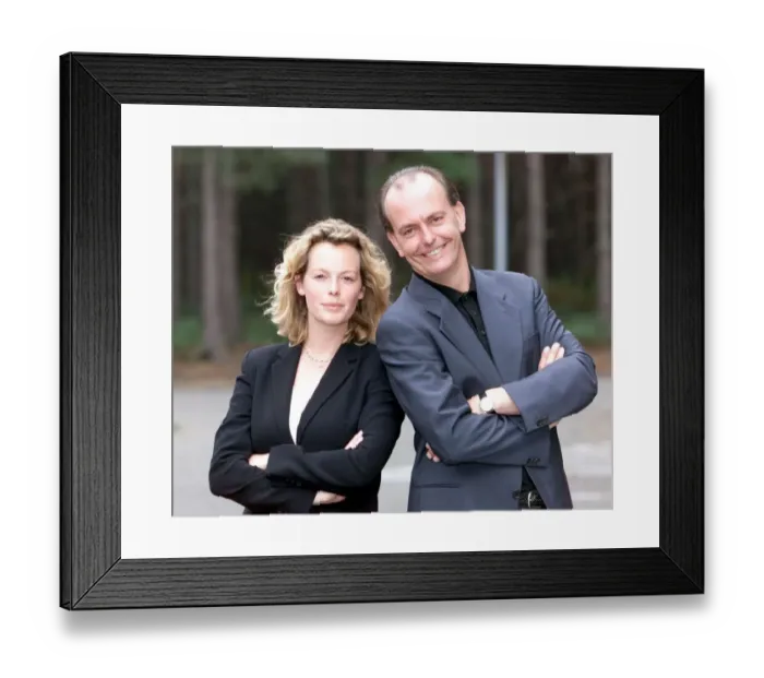 Framed Print : Kate Hamble Top Gear Presenter, filming on location with Quentin Wilson Framed Print : Kate Hamble Top Gear Presenter, filming on location with Quentin Wilson