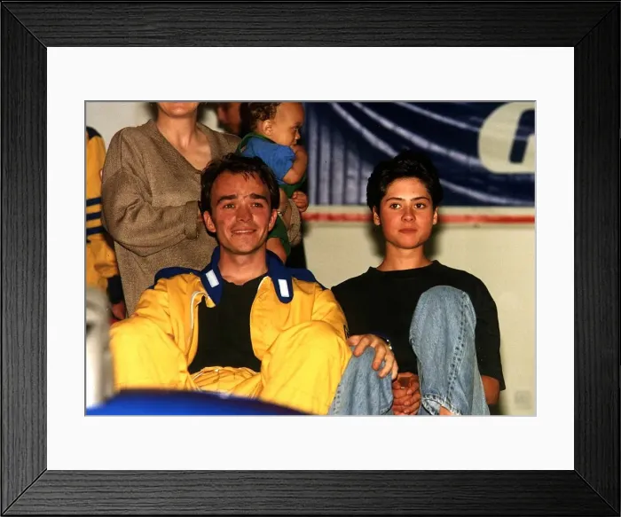 Framed Print : Todd Carty Actor with girlfriend. Who starred in the TV Soap Eastenders
