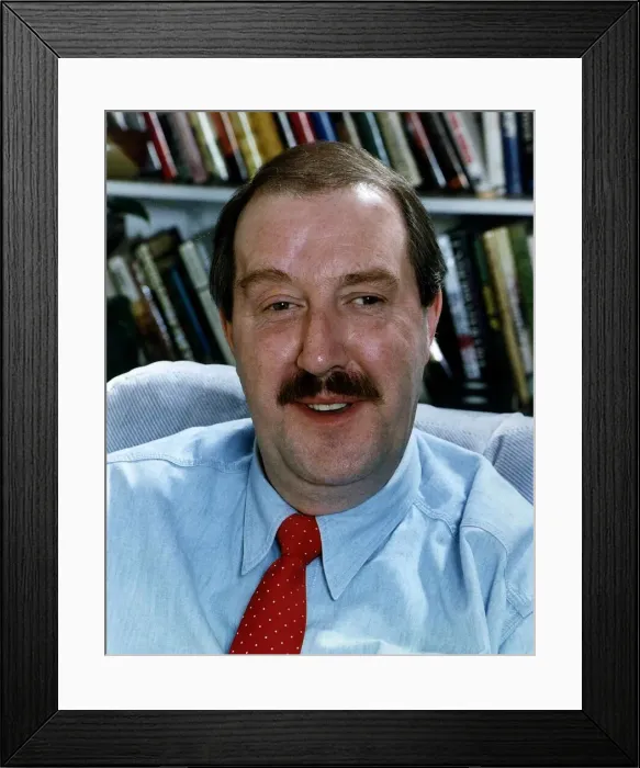 Framed Print : Gorden Kaye Actor Actor at home Framed Print : Gorden Kaye Actor Actor at home