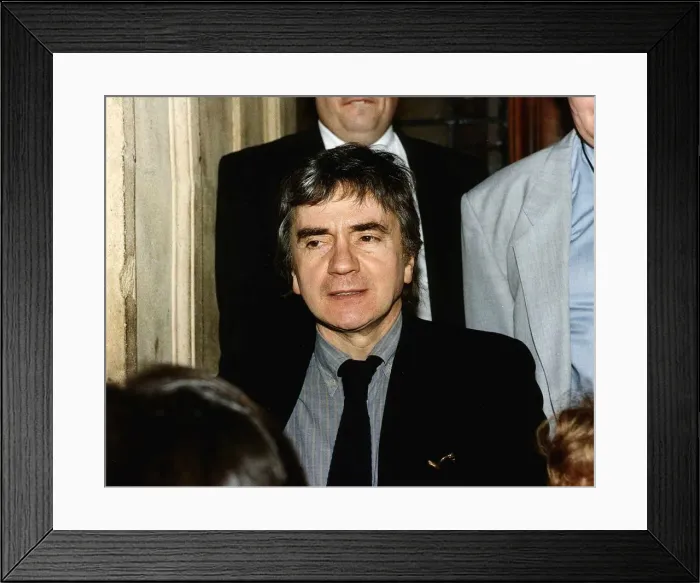 Framed Print : Dudley Moore Actor Comedian Leaving The Albert Hall