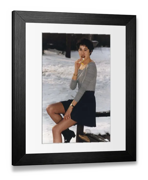 Framed Print : Rachel Brown Actress Model Who Is The New Cadburys Flake Girl