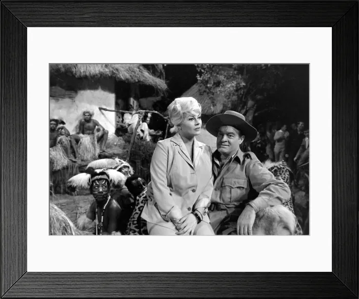 Framed Print : Anita Ekberg on set with Bob Hope Framed Print : Anita Ekberg on set with Bob Hope