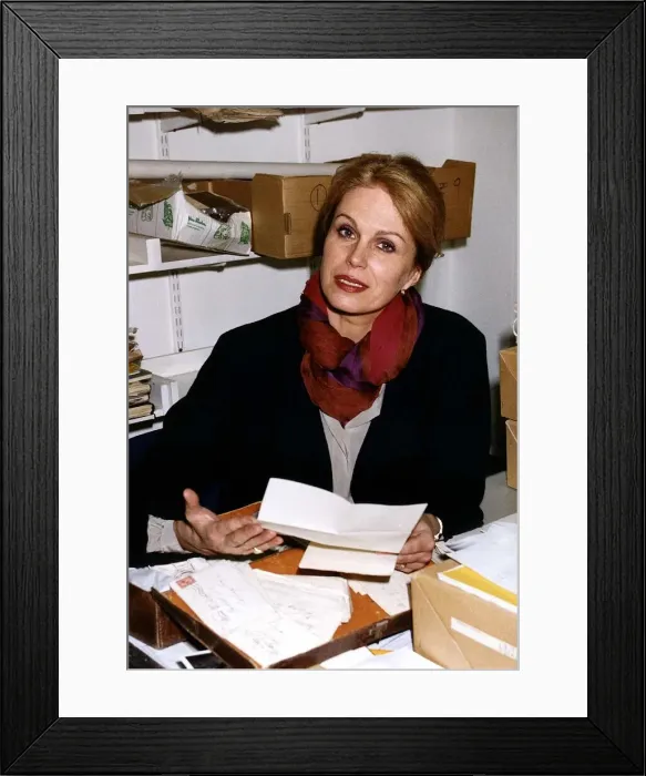 Framed Print : Joanna Lumley Actress Framed Print : Joanna Lumley Actress