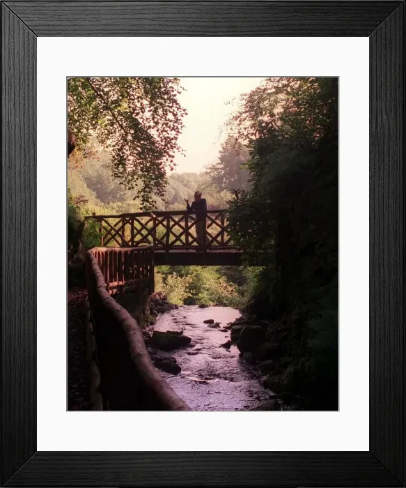 Framed Print : Whisky trail. Ian Lundy at Glen Grant distillery gardens in Scotland October 1999 Framed Print : Whisky trail. Ian Lundy at Glen Grant distillery gardens in Scotland October 1999
