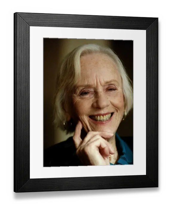 Framed Print : Jessica Tandy English actress star of the film Fried Green Tomatoes
