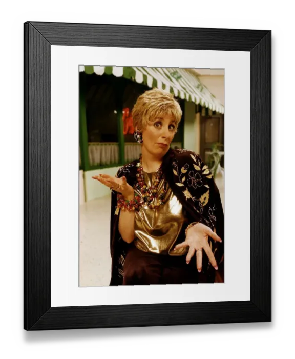 Framed Print : Victoria Wood Actress Comedien in TV Christmas speacial All Day Breakfast