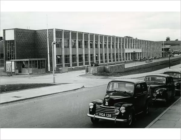 General view of the new Rolls Royce factory in East Kilbride, Scotland June 1954