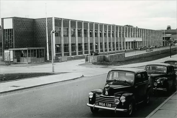 General view of the new Rolls Royce factory in East Kilbride, Scotland June 1954