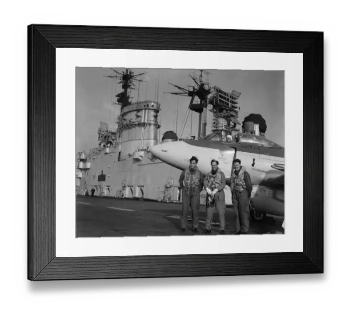 Framed Print : Ships Royal Navy Aircraft Carrier HMS Eagle March 1952 Fleet Air Arm Framed Print : Ships Royal Navy Aircraft Carrier HMS Eagle March 1952 Fleet Air Arm