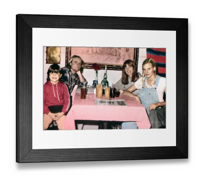 Framed Print : Darryl Hannah Actress Finds herself married after drunken night out