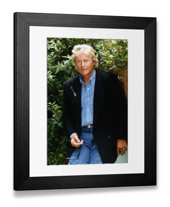 Framed Print : Rutger Hauer actor and star of the Guinness Advertisements Commercials