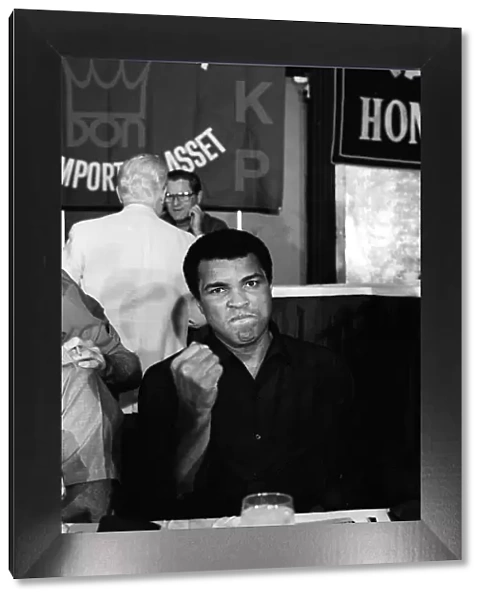 American boxing legend Muhammad Ali, formerly Cassius Clay