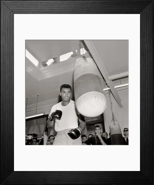 Framed Print : American boxer Cassius Clay, later to be known as Muhammad Ali Framed Print : American boxer Cassius Clay, later to be known as Muhammad Ali