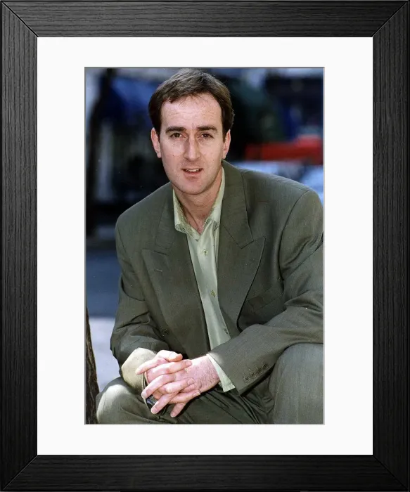 Framed Print : Angus Deayton television presenter and actor