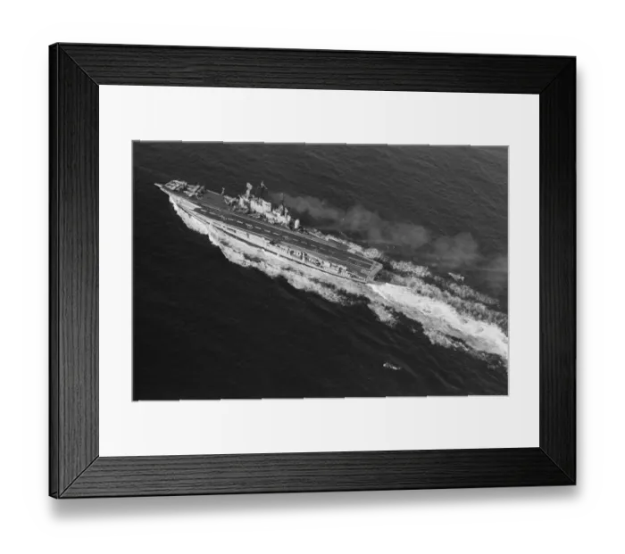 Framed Print : HMS Ark Royal steaming in the English Channel taking on her Phantom aircraft Framed Print : HMS Ark Royal steaming in the English Channel taking on her Phantom aircraft