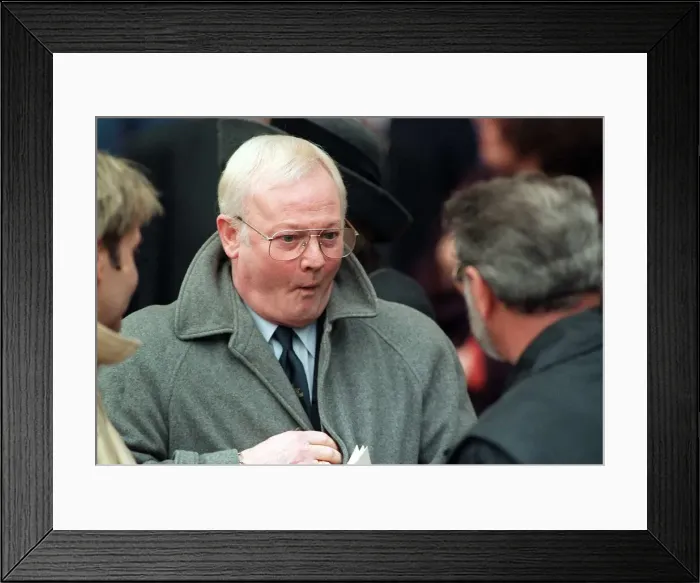 Framed Print : John Inman Actor 1994 at Les Dawsons Memorial Framed Print : John Inman Actor 1994 at Les Dawsons Memorial
