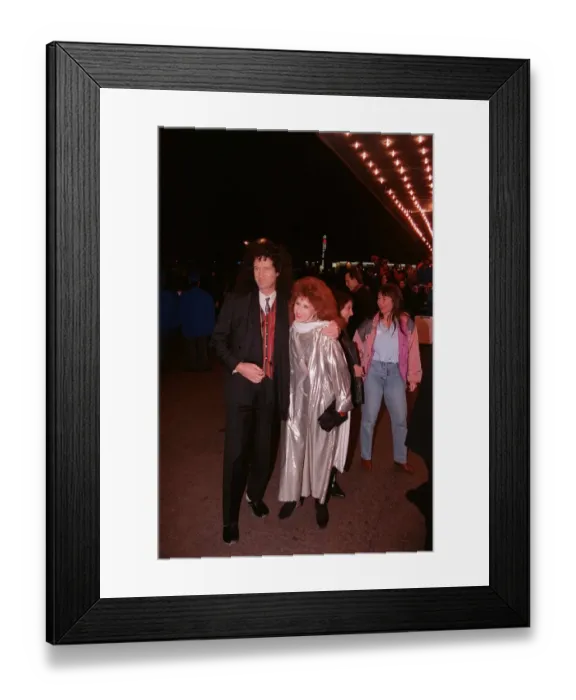 Framed Print : Anita Dobson actress and Bryan May musician at film premiere The Age of Innocence Framed Print : Anita Dobson actress and Bryan May musician at film premiere The Age of Innocence